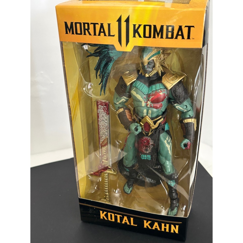 Action Figure Teal Kotal Kahn Mortal Kombat 11 Bloody Variant McFarlane Toys 7in